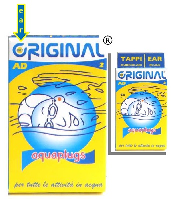 TAPPI AURICOLARI IDRORESISTENTI EAR ORIGINAL AQUAPLUGS 2 PEZZI - Farmacia Dott. Pasquale Russo