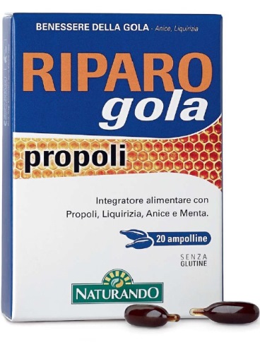 RIPARO GOLA PROPOLI 20 AMPOLLE BEVIBILI - Farmacia Dott. Pasquale Russo