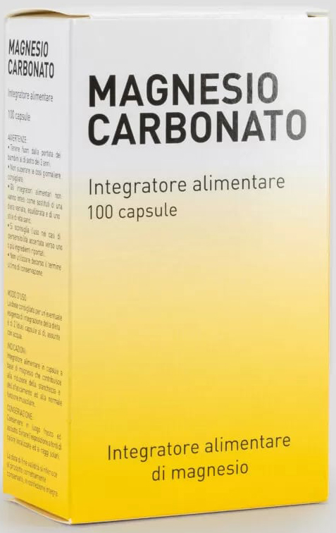 MAGNESIO CARBONATO 100 CAPSULE - Farmacia Dott. Pasquale Russo
