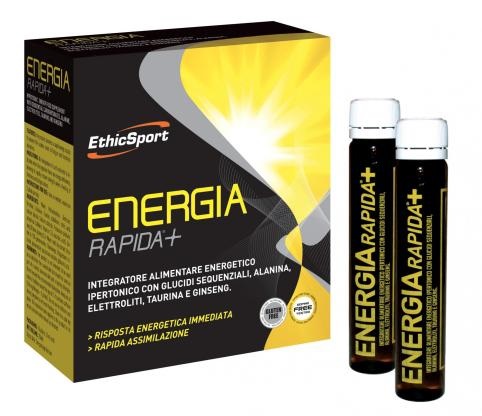 ETHICSPORT ENERGIA RAPIDA+ 10 FLACONCINI 25 ML - Farmacia Dott. Pasquale Russo