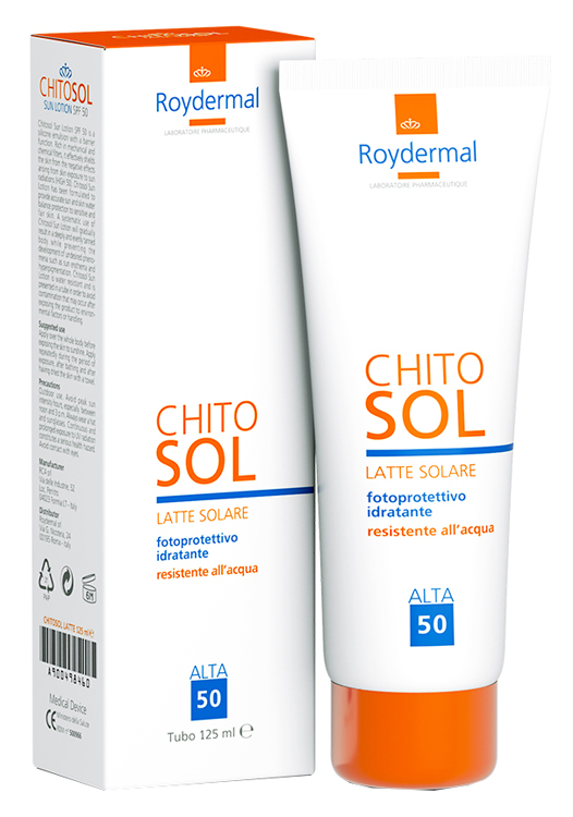 CHITOSOL LATTE SOLARE SPF50 125 ML - Farmacia Dott. Pasquale Russo