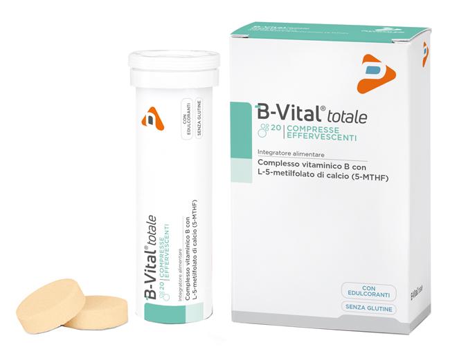 B-VITAL TOTALE ARANCIA 2 TUBI 10 COMPRESSE EFFERVESCENTI - Farmacia Dott. Pasquale Russo