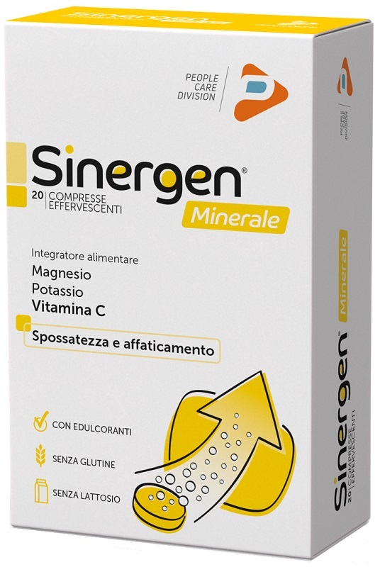 SINERGEN MINERALE LIMONE 20 COMPRESSE EFFERVESCENTI - Farmacia Dott. Pasquale Russo