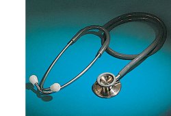 STETOFONENDOSCOPIO PROFESSIONAL CORPO IN ACCIAIO INOX 18/8, ARCHETTO BIAURICOLARE CROMATO CON DOPPIA MOLLA INTERNA - Farmacia Dott. Pasquale Russo