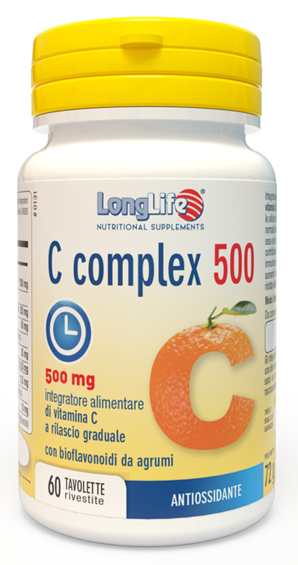 LONGLIFE C COMPLEX 500 TIME RELEASED 60 TAVOLETTE - Farmacia Dott. Pasquale Russo