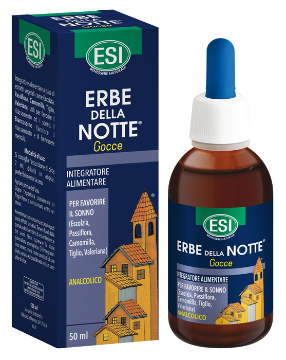 ESI ERBE DELLA NOTTE GOCCE ANALCOLICO 50 ML - Farmacia Dott. Pasquale Russo
