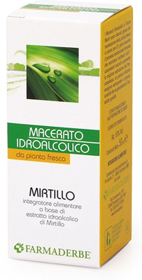 MIRTILLO NERO MACERATO IDROALCOLICO 50 ML - Farmacia Dott. Pasquale Russo