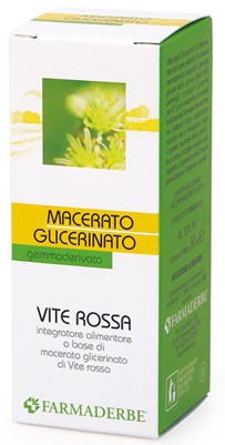 VITE ROSSA MACERATO GLICERINATO 50 ML - Farmacia Dott. Pasquale Russo