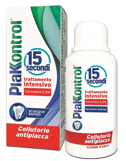 PLAKKONTROL 15 SECONDI COLLUTORIO 250 ML - Farmacia Dott. Pasquale Russo