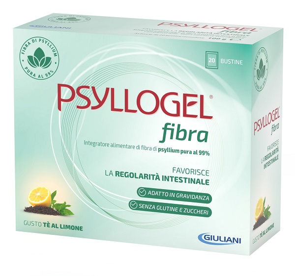 PSYLLOGEL FIBRA TE LIMONE 20 BUSTINE - Farmacia Dott. Pasquale Russo