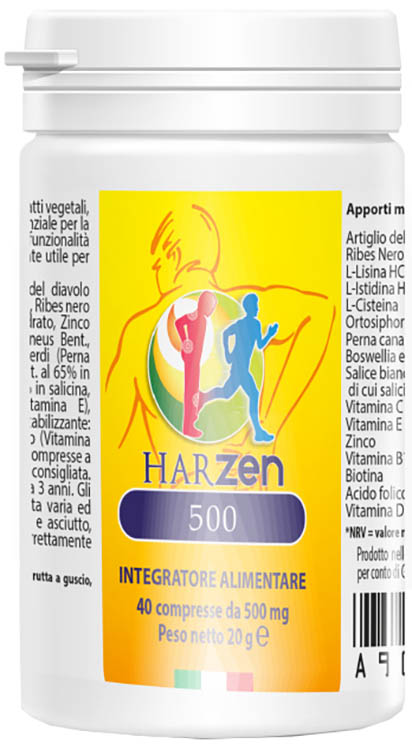 HARZEN 500 40 COMPRESSE - Farmacia Dott. Pasquale Russo