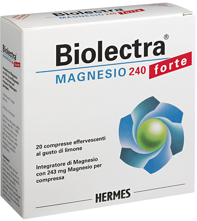 BIOLECTRA MAGNESIO FORTE 20 COMPRESSE - Farmacia Dott. Pasquale Russo