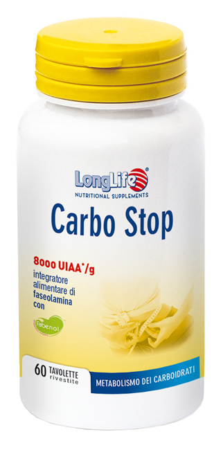 LONGLIFE CARBO STOP 60 TAVOLETTE - Farmacia Dott. Pasquale Russo