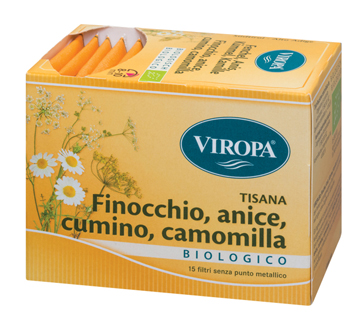 VIROPA FINOCCHIO/CUMINO/ANICE/CAMOMILLA BIO 15 BUSTINE - Farmacia Dott. Pasquale Russo