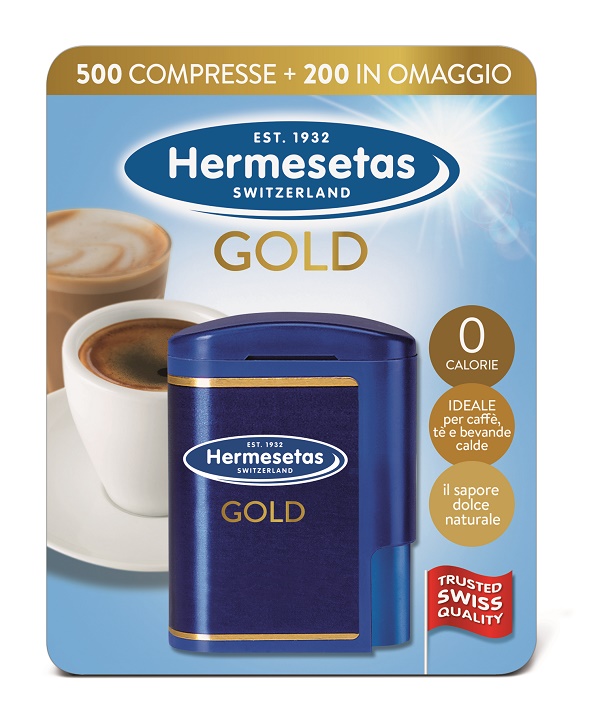 HERMESETAS GOLD 500+200 COMPRESSE 35 G - Farmacia Dott. Pasquale Russo