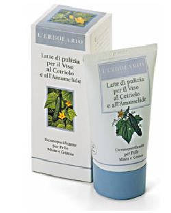 LATTE DI PULIZIA PER VISO CETRIOLO E AMAMELIDE 125 ML - Farmacia Dott. Pasquale Russo