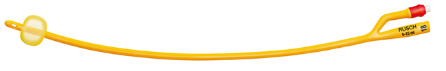 CATETERE FOLEY A MEDIA PERMANENZA  RUSCH GOLD PLUS A 2 VIE IN SILKOLATEX LATTICE-SILICONE PER ADULTO CH18 LUNGHEZZA 40 CM PUNTA CILINDRICA A 2 FORI PALLONCINO 30-50 ML 1 PEZZO - Farmacia Dott. Pasquale Russo