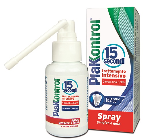 PLAKKONTROL 15 SECONDI COLLUTORIO SPRAY 50 ML - Farmacia Dott. Pasquale Russo