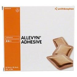 MEDICAZIONE IDROCELLULARE ADESIVA STERILE ALLEVYN ADHESIVE ALTAMENTE ASSORBENTE IN SCHIUMA DI POLIURETANO A STRUTTURA TRISTRATIFICATA 12,5X12,5CM 3 PEZZI - Farmacia Dott. Pasquale Russo