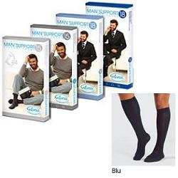 MAN SUPPORT 18 COTONE GAMBALETTO 18 BLU 2 - Farmacia Dott. Pasquale Russo