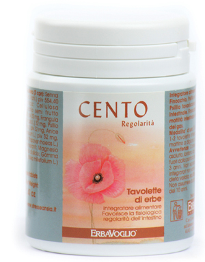 CENTO LASSATIVO ERBE 100 TAVOLETTE - Farmacia Dott. Pasquale Russo