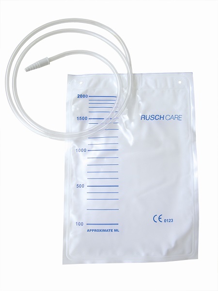 SACCA DI DRENAGGIO LETTO PER INCONTINENZA 2000ML IN PVC CON TUBO DI RACCORDO 130CM DIAMETRO 5X7MM MONOUSO 30 PEZZI - Farmacia Dott. Pasquale Russo