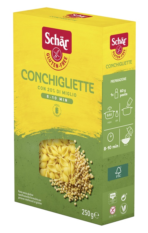 SCHAR CONCHIGLIETTE 250 G - Farmacia Dott. Pasquale Russo