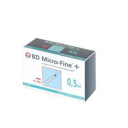 SIRINGA INSULINA BECTON DICKINSON 0,5 ML 100 UI AGO GAUGE 29 30 PEZZI - Farmacia Dott. Pasquale Russo