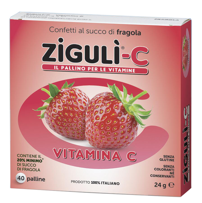 ZIGULI C FRAGOLA 40 CONFETTI 24 G - Farmacia Dott. Pasquale Russo