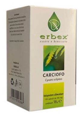 CARCIOFO 100 CAPSULE 380MG - Farmacia Dott. Pasquale Russo