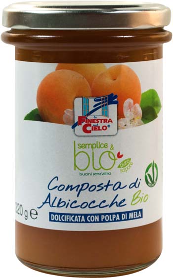 COMPOSTA DI ALBICOCCA CON POLPA DI MELA BIO 320 G - Farmacia Dott. Pasquale Russo