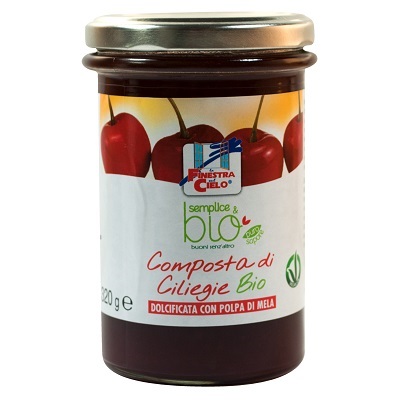COMPOSTA DI CILIEGIE CON POLPA DI MELA BIO 320 G - Farmacia Dott. Pasquale Russo