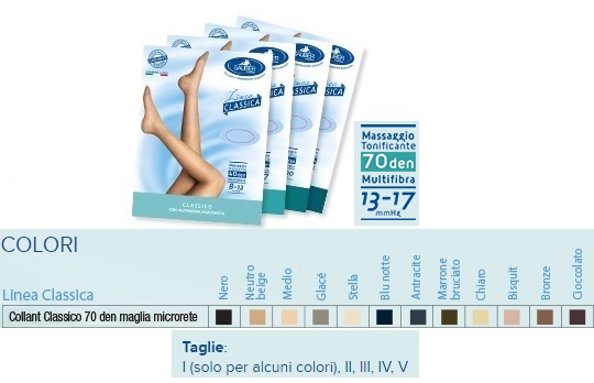 SAUBER COLLANT 70 DENARI MAGLIA MICRORETE NEUTRO BEIGE 1 LINEA CLASSICA - Farmacia Dott. Pasquale Russo