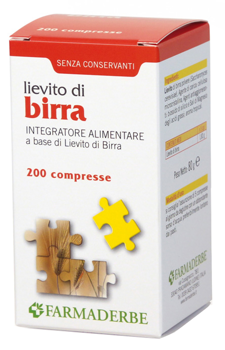 LIEVITO DI BIRRA 200 COMPRESSE - Farmacia Dott. Pasquale Russo