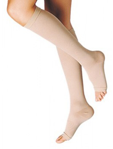 GAMBALETTO TERAPEUTICO DUALSAN A COMPRESSIONE DECRESCENTE KKL1 PUNTA APERTA BEIGE UNISEX 2 1 PAIO - Farmacia Dott. Pasquale Russo