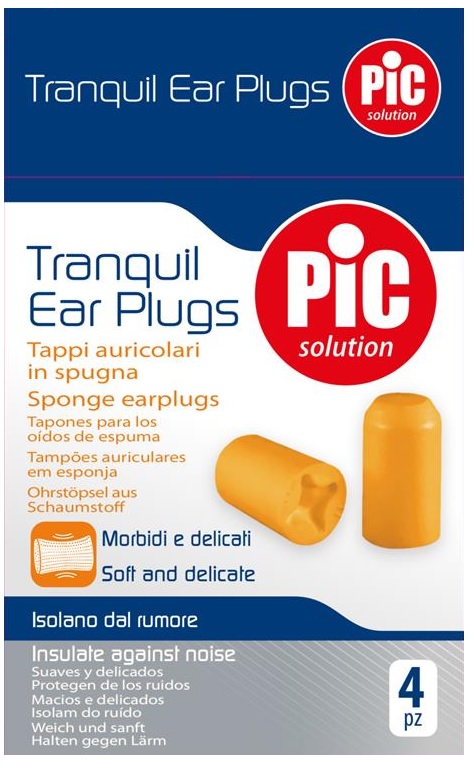 TAPPI AURICOLARI TRANQUIL IN SPUGNA 4 PEZZI - Farmacia Dott. Pasquale Russo