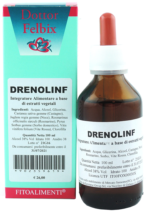 DRENOLINF GOCCE 100 ML - Farmacia Dott. Pasquale Russo