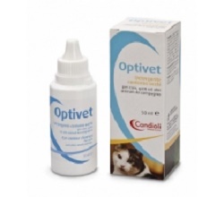 OPTIVET DETERGENTE PER OCCHI PER CANI E GATTI FLACONE 50 ML - Farmacia Dott. Pasquale Russo