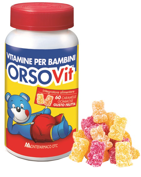 ORSOVIT CARAMELLE GOMMOSE VITAMINA BB SENZA GLUTINE 60 PEZZI - Farmacia Dott. Pasquale Russo