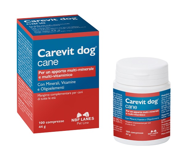 CAREVIT DOG FLACONE 100 COMPRESSE APPETIBILI - Farmacia Dott. Pasquale Russo