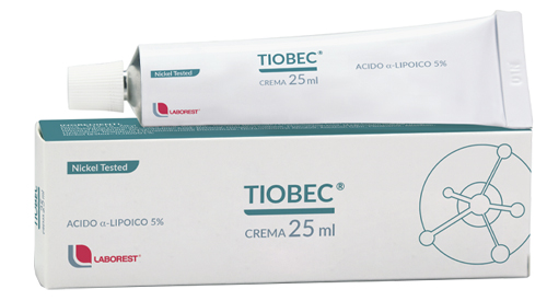 TIOBEC CREMA ACIDO LIPOICO 5% 25 ML - Farmacia Dott. Pasquale Russo