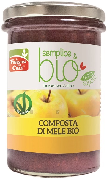 COMPOSTA DI MELE BIO CON POLPA DI MELA 320 G - Farmacia Dott. Pasquale Russo
