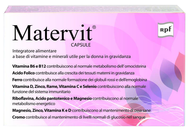 MATERVIT 30 CAPSULE - Farmacia Dott. Pasquale Russo