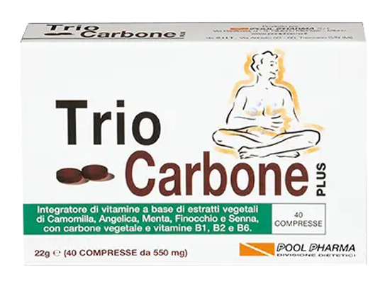 TRIOCARBONE PLUS 40 COMPRESSE - Farmacia Dott. Pasquale Russo