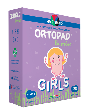 CEROTTO OCULARE PER ORTOTTICA ORTOPAD GIRLS JUNIOR 5X6,7 20 PEZZI - Farmacia Dott. Pasquale Russo