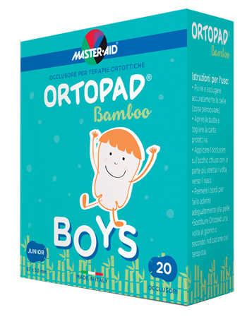 CEROTTO OCULARE PER ORTOTTICA ORTOPAD BOYS 5X6,7 CM 20 PEZZI - Farmacia Dott. Pasquale Russo