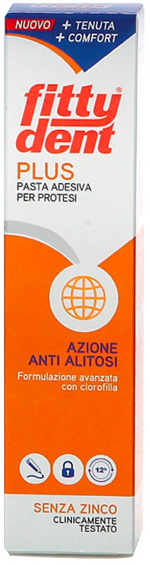 FITTYDENT PLUS ADESIVO PROTESI 40 G - Farmacia Dott. Pasquale Russo