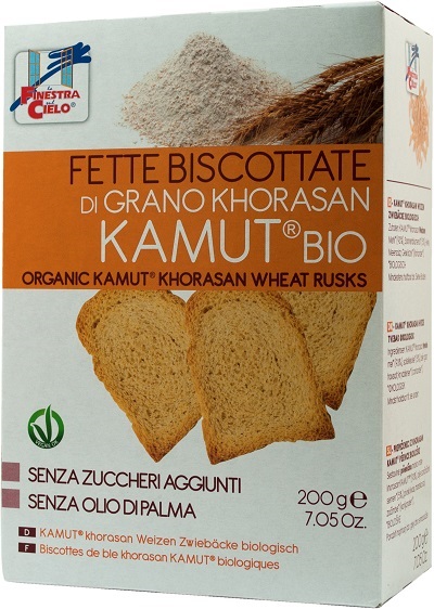 FSC FETTE BISCOTTATE DI KAMUT BIO SENZA ZUCCHERI AGGIUNTI CON OLIO DI GIRASOLE SENZA OLIO DI PALMA 200 G - Farmacia Dott. Pasquale Russo