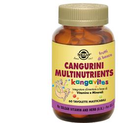 CANGURINI MULTINUTRIENTS FRUTTI BOSCO 60 COMPRESSE - Farmacia Dott. Pasquale Russo