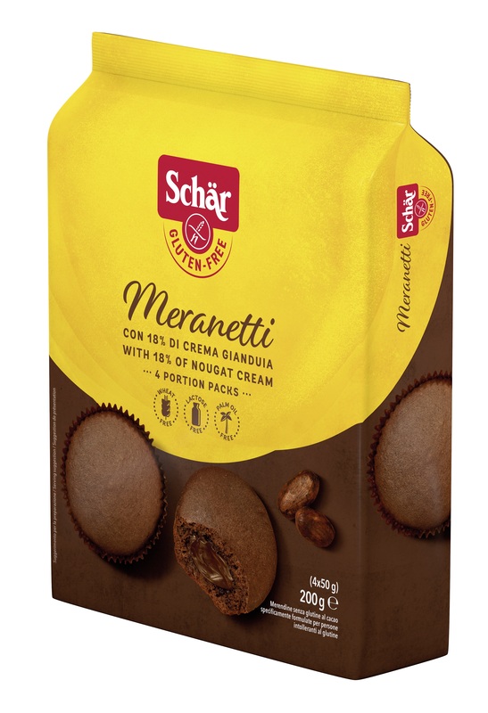 SCHAR MERANETTI CON CREMA GIANDUIA 4 PEZZI DA 50 G - Farmacia Dott. Pasquale Russo